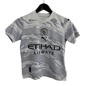 Manchester United FC Puma Kids Soccer Jersey Size Small